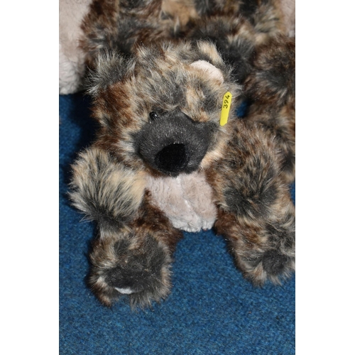 394 - EIGHT ASSORTED SUKI 'MONTY' TEDDY BEARS, soft plush, various sizes, all appear in very good conditio... 