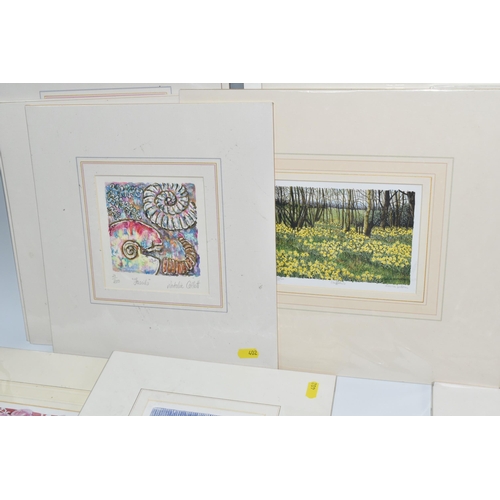 402 - A GROUP OF LIMITED EDITION MOUNTED PRINTS to include Darren Barker (British 1976) 'On The Canal' edi... 