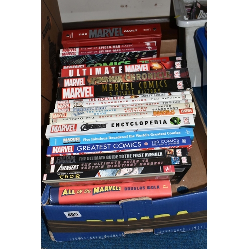 455 - A READERS COLLECTION OF DK's MARVEL HARDBACK BOOKS , to include Marvel Avengers Encyclopaedia, Marve... 