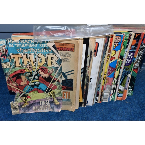 456 - FOUR BOXES OF MARVEL COMICS, includes numerous Amazing Spider-Man, X-Men, Fantastic Four, Avengers, ... 