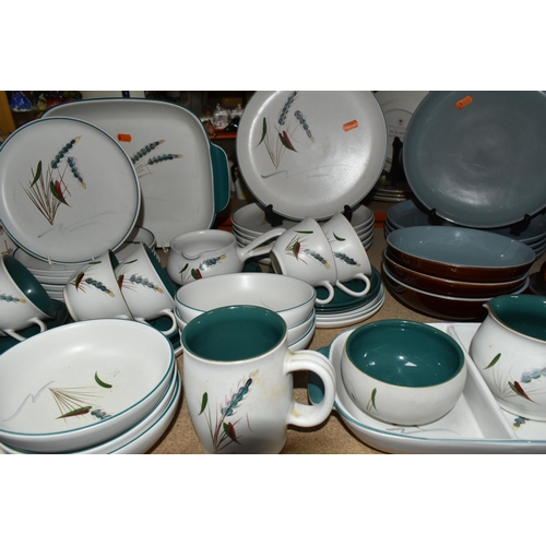 472 - SIXTY SEVEN PIECES OF DENBY DINNER WARES, comprising a forty seven piece 'Greenwheat' pattern dinner... 