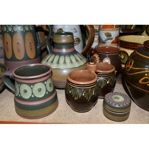 481 - A COLLECTION OF CERAMICS, mainly red earthenware pieces, to include continental and art pottery, sli... 