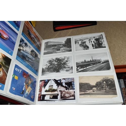 504 - Three Albums of Postcards containing approximately 320 miscellaneous examples from the early to late... 