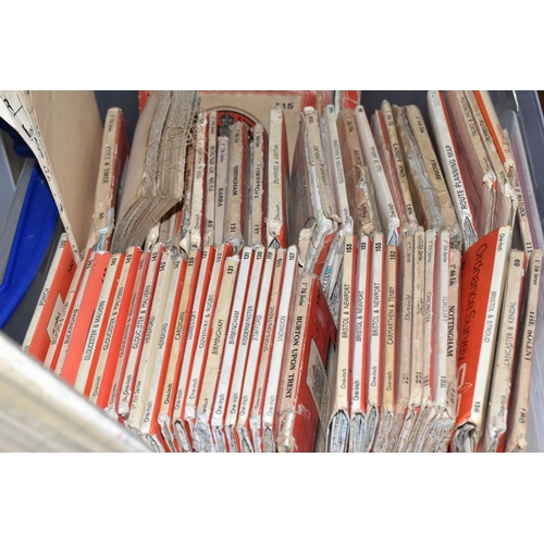 537 - FIVE BOXES OF ASSORTED VINTAGE ORDNANCE SURVEY MAPS, to include two January 1942 maps of R.A.F stati... 