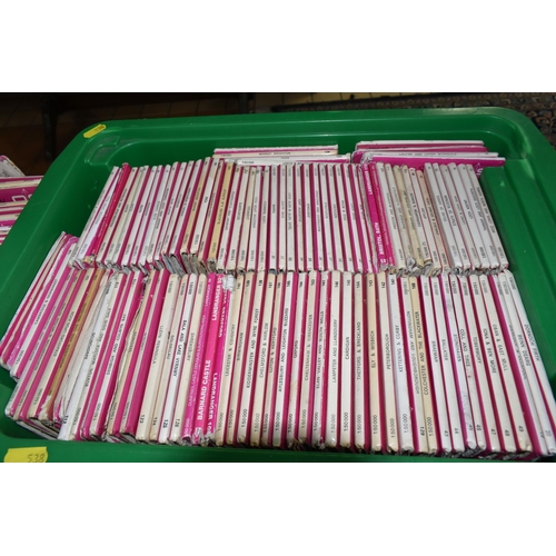 538 - FOUR BOXES OF ORDNANCE SURVEY 'LAND RANGER' MAPS, approximately two hundred and ninety maps covering... 