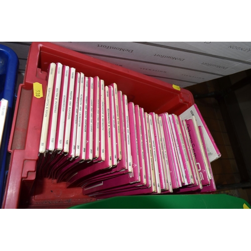 538 - FOUR BOXES OF ORDNANCE SURVEY 'LAND RANGER' MAPS, approximately two hundred and ninety maps covering... 