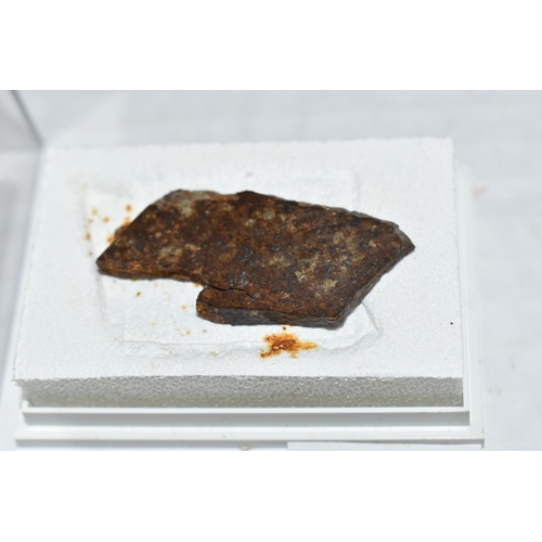 543 - A SLICE OF SAHARA 97001 METEORITE, classified L6 Chondrite, found 1997, 4.8g (1)