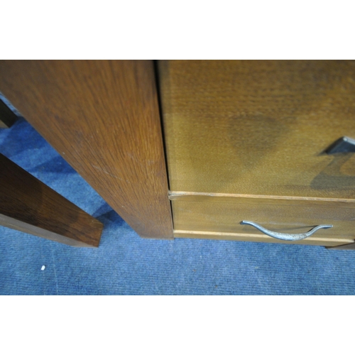 1237 - A SELECTION OF MODERN OAK OCCASIONAL FUNITURE, to include a two drawer bedside chest, width 58cm x d... 