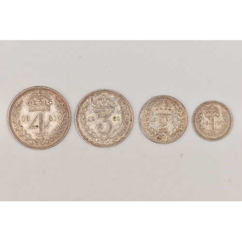 152 - A SET OF GEORGE V MAUNDY COINS  1931 4d-1d