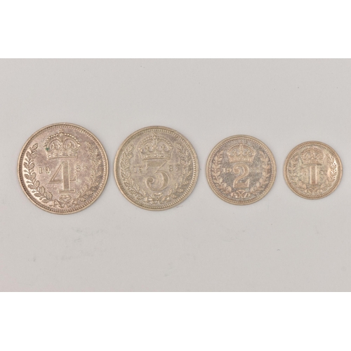 158 - A SET OF GEORGE VI MAUNDY COINS  1937 4d-1d