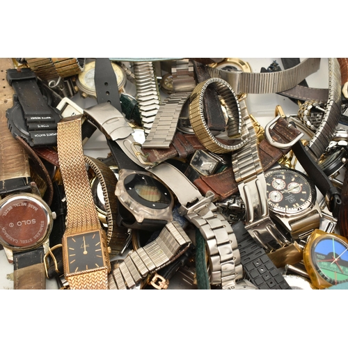 115 - A BOX OF ASSORTED WATCHES, and assortment of wristwatches, names to include Alfex, Limit, Sekonda, I... 