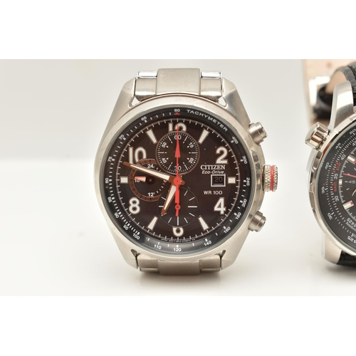 93 - A CITIZEN WRISTWATCH AND A ROTARY WRISTWATCH, to include a Citizen wristwatch Eco-Drive WR 100, the ... 