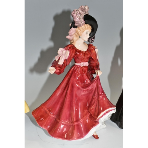 304 - THREE ROYAL DOULTON LADIES, comprising Figure of the Year 'Patricia' HN3365, 'Coralie' HN2307 and 'J... 