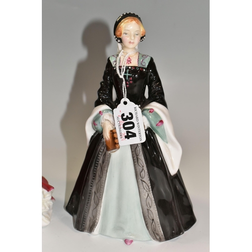 304 - THREE ROYAL DOULTON LADIES, comprising Figure of the Year 'Patricia' HN3365, 'Coralie' HN2307 and 'J... 