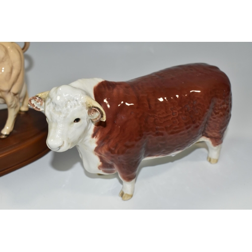 310 - A BESWICK HEREFORD BULL, 'Champion of Champions' (chipped right ear, left ear feels rough at the end... 