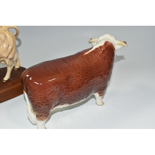 310 - A BESWICK HEREFORD BULL, 'Champion of Champions' (chipped right ear, left ear feels rough at the end... 