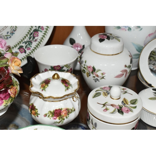 344 - A GROUP OF CERAMIC GIFTWARE, to include a Coalport Debutante 'Marianne' figurine, a Royal Albert Old... 