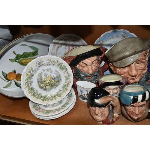 346 - A GROUP OF CERAMICS, to include four Royal Doulton Brambly Hedge Spring, Summer, Autumn and Winter p... 