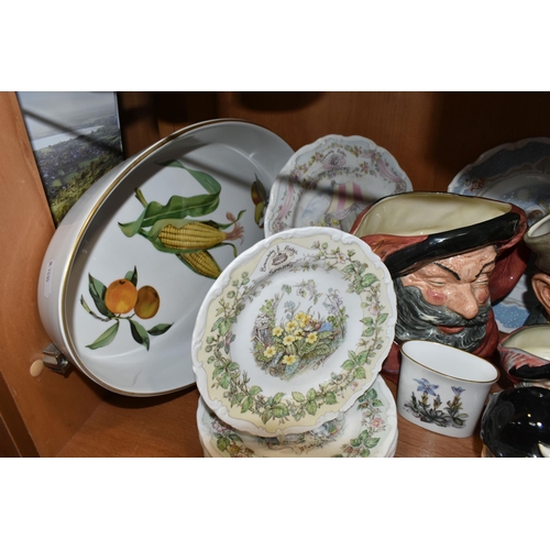 346 - A GROUP OF CERAMICS, to include four Royal Doulton Brambly Hedge Spring, Summer, Autumn and Winter p... 