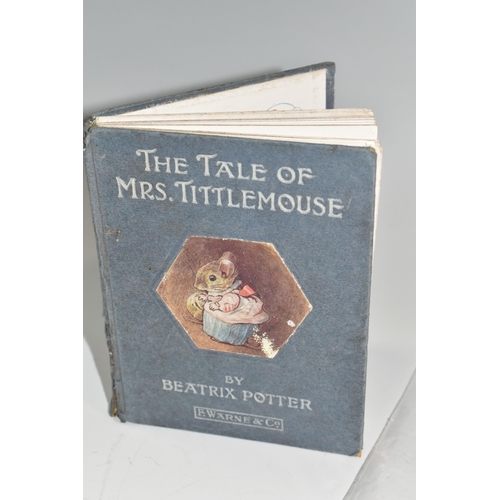 364 - POTTER; Beatrix, The Tale Of Mrs. Tittlemouse, 1st Edition 1910, pub. F. Warne & Co. blue front boar... 