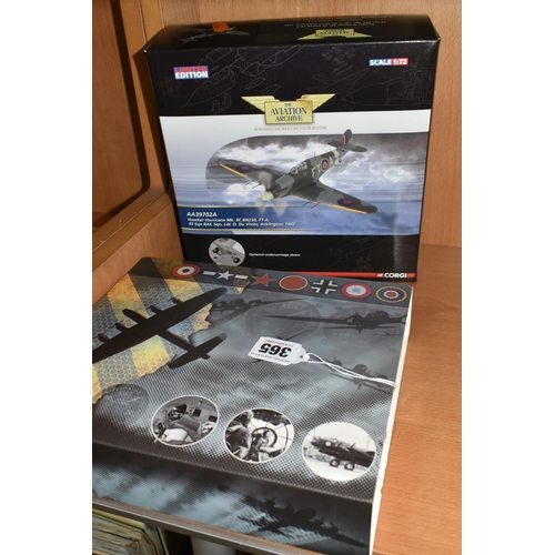 365 - TWO BOXED MODELS OF AIRCRAFT, comprising an Atlas Editions Avro Lancaster 'Dam Buster' Guy Gibson mo... 