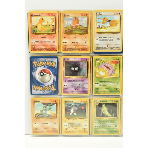 371 - NEAR COMPLETE POKEMON BASE SET, only missing nos. 1, 49, 56, 82, 88 and 98, card condition varies co... 