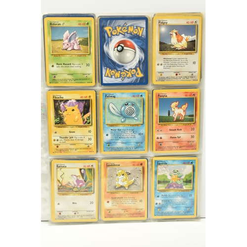 371 - NEAR COMPLETE POKEMON BASE SET, only missing nos. 1, 49, 56, 82, 88 and 98, card condition varies co... 