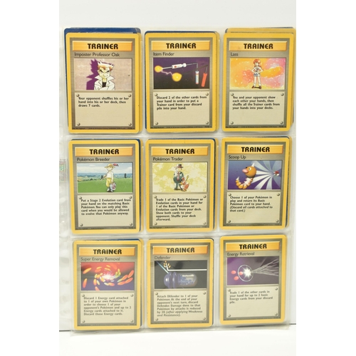 371 - NEAR COMPLETE POKEMON BASE SET, only missing nos. 1, 49, 56, 82, 88 and 98, card condition varies co... 