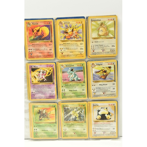 372 - NEAR COMPLETE POKEMON JUNGLE SET, only missing nos. 4, 7, 8, 9, 14, 15 and 58, card condition varies... 