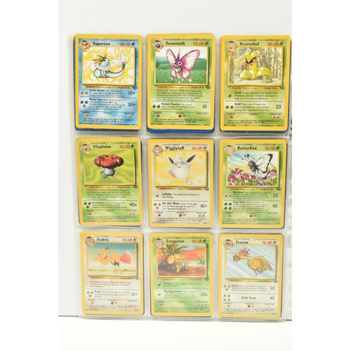 372 - NEAR COMPLETE POKEMON JUNGLE SET, only missing nos. 4, 7, 8, 9, 14, 15 and 58, card condition varies... 