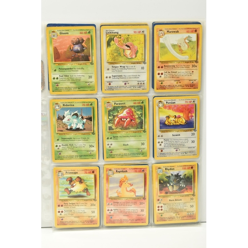 372 - NEAR COMPLETE POKEMON JUNGLE SET, only missing nos. 4, 7, 8, 9, 14, 15 and 58, card condition varies... 