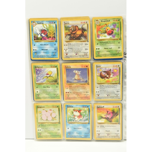 372 - NEAR COMPLETE POKEMON JUNGLE SET, only missing nos. 4, 7, 8, 9, 14, 15 and 58, card condition varies... 