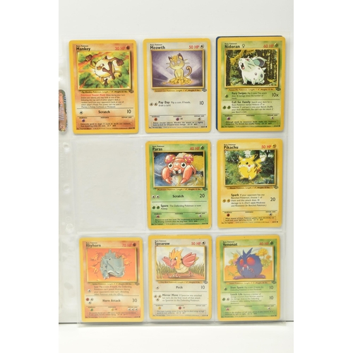 372 - NEAR COMPLETE POKEMON JUNGLE SET, only missing nos. 4, 7, 8, 9, 14, 15 and 58, card condition varies... 