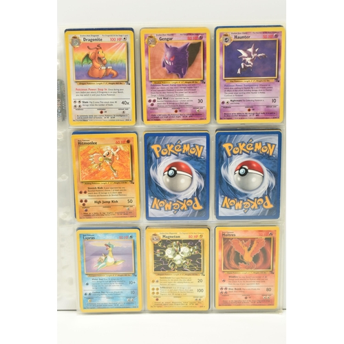 373 - NEAR COMPLETE POKEMON FOSSIL SET, only missing nos. 2, 3, 4, 6, 9, 23, 24, 29 and 45, card condition... 