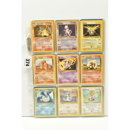 374 - COLLECTION OF POKEMON BASE SET 2 CARDS, includes 43 of the 130 cards including Charizard 4/130, card... 