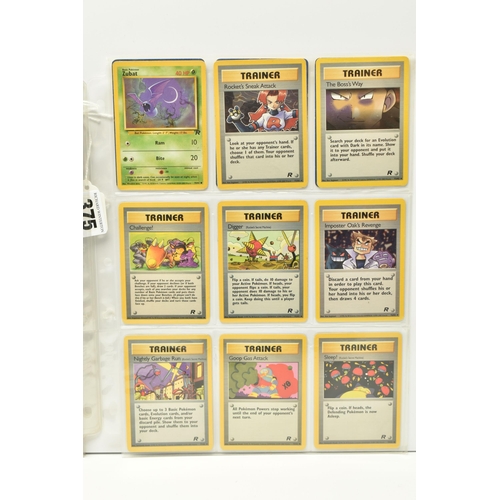 375 - COLLECTION OF POKEMON TEAM ROCKET CARDS, includes 66 of the 83 cards including Dark Charizard 4/82 a... 