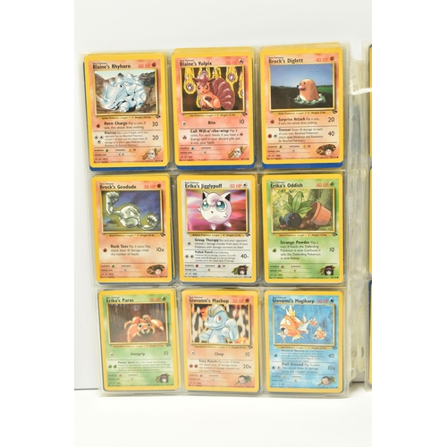 376 - COLLECTIONS OF POKEMON GYM HEROES AND GYM CHALLENGE CARDS, includes 70 Gym Heroes cards and 75 Gym C... 