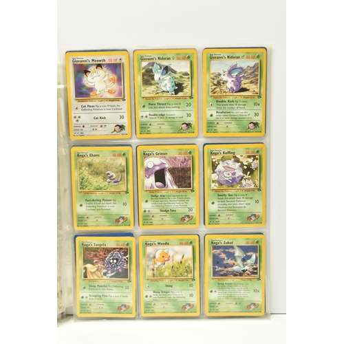 376 - COLLECTIONS OF POKEMON GYM HEROES AND GYM CHALLENGE CARDS, includes 70 Gym Heroes cards and 75 Gym C... 