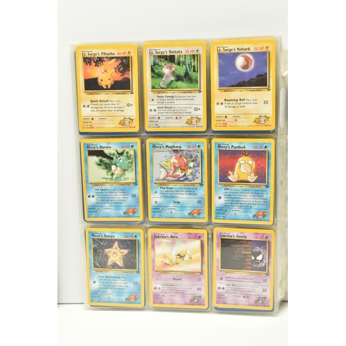 376 - COLLECTIONS OF POKEMON GYM HEROES AND GYM CHALLENGE CARDS, includes 70 Gym Heroes cards and 75 Gym C... 