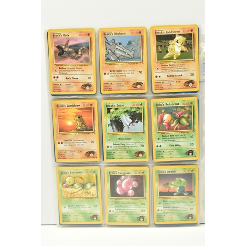 376 - COLLECTIONS OF POKEMON GYM HEROES AND GYM CHALLENGE CARDS, includes 70 Gym Heroes cards and 75 Gym C... 