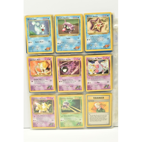 376 - COLLECTIONS OF POKEMON GYM HEROES AND GYM CHALLENGE CARDS, includes 70 Gym Heroes cards and 75 Gym C... 