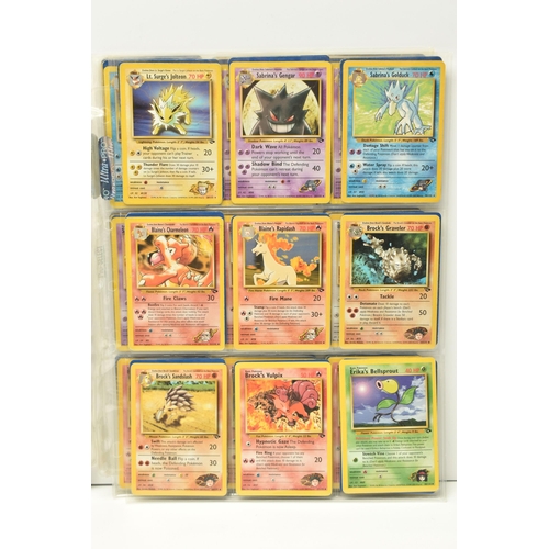 376 - COLLECTIONS OF POKEMON GYM HEROES AND GYM CHALLENGE CARDS, includes 70 Gym Heroes cards and 75 Gym C... 