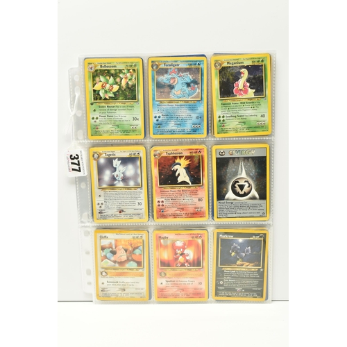 377 - COLLECTION OF POKEMON NEO GENESIS CARDS, includes 72 of the 111 cards including a first edition Bell... 