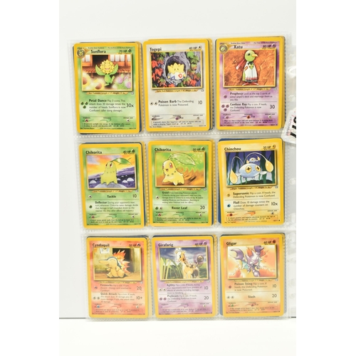 377 - COLLECTION OF POKEMON NEO GENESIS CARDS, includes 72 of the 111 cards including a first edition Bell... 