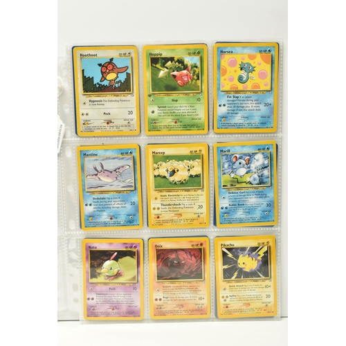 377 - COLLECTION OF POKEMON NEO GENESIS CARDS, includes 72 of the 111 cards including a first edition Bell... 