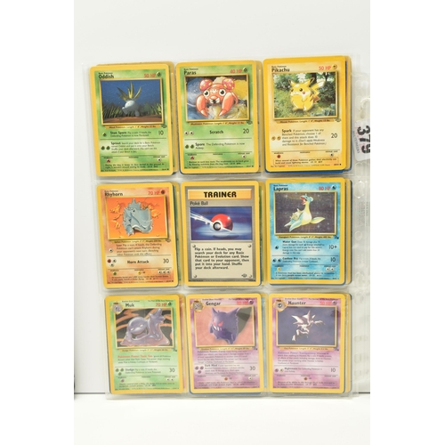 379 - COLLECTION OF POKEMON JUNGLE, FOSSIL AND TEAM ROCKET CARDS, includes 32 of 64 Jungle cards (includin... 