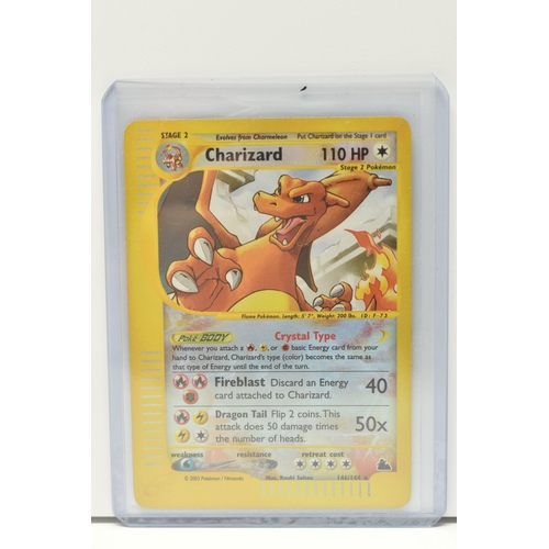 381 - POKEMON SKYRIDGE CHARIZARD 146/144, reverse holo variant, card is in lightly played condition