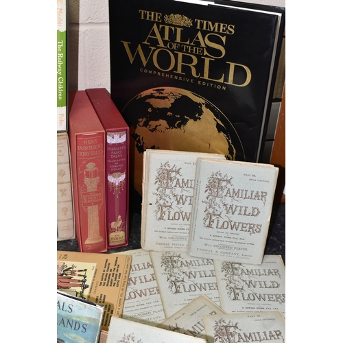 410 - A COLLECTION OF BOOKS, comprising twelve Folio Society titles, Grimm's Fairy Tales, Hans Andersen's ... 