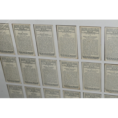 420 - TWO BOXES AND LOOSE FRAMED COLLECTABLE CIGARETTE CARDS comprising a variety of sizes and manufacture... 