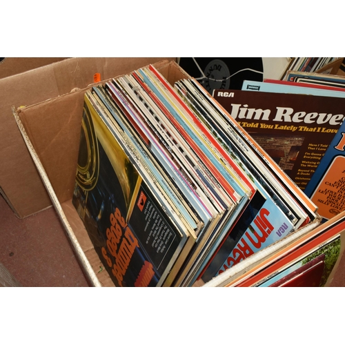 426 - FOUR BOXES OF LPS to include Frank Sinatra, sound tracks to shows, films etc. Jim Reeves, Top of the... 